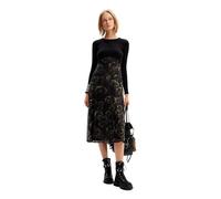 Desigual Women's Woman Knit Long Sleeve Dress, Black, X-Large