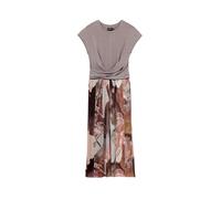 Desigual Women's Woman Knit Short Sleeve Dress, Brown, Small