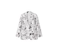 Desigual Women's Woman Woven Blazer, White, XS