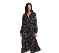 Desigual Women's Woman Woven Long Sleeve Dress, Black, X-Large