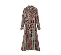 Desigual Women's Woman Woven Long Sleeve Dress, Material FINISHES, M