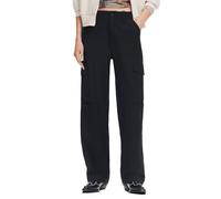 Desigual Women's Woman Woven Long Trousers Pants, Black, S