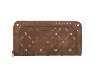 Desigual Yankee Damengeldbörse braun Damen