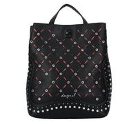 Desigual Rucksack Yankee Sumy Metal Patch 30,5 cm Schwarz