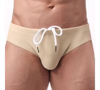 Desiumite Herren Badehose Slip Niedriger für Bund Stretch Badebekleidung | Badebekleidung Herren Strand, Surfhose Elastisch Schnell Trocken, Unterwäsche Herren Atmungsaktiv