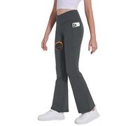 Desol Thermo Kreuzdesign Schlaghose Mädchen mit Taschen Thermohose Kinder für Sport und Yoga Sportleggings Mädchen Lang Ideale Gymnastikhose und Jogginghose