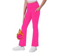 Desol Thermo Leggings Mädchen mit Taschen Thermohose Kinder Sporthose für Teenager und Schlaghose für Sport Ideale Gymnastikhose und Jogginghose