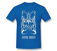 Desolate Men's Dimmu Borgir Death Metal Band Logo T-Shirts Black