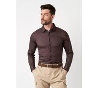 DESOTO - Casual Kent 1/1 chocolate twill - Gr. - M