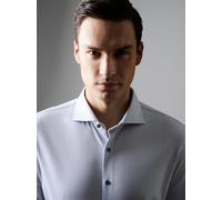 DESOTO Hemd Herren Slim Fit Langarm Jersey blau, 42