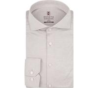 DESOTO Essential Hemd Hai Piqué Beige - Größe 39 Beige 39