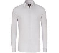 Desoto Regular Fit Hemd grau, Gemustert