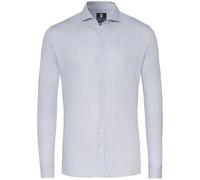 DESOTO Essential Hemd Hai Piqué Streifen Blau - Größe 38 Blau 38