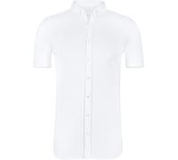 Desoto Slim Fit Jerseyhemd weiss, Einfarbig