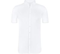 Desoto Slim Fit Jerseyhemd weiss, Einfarbig