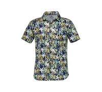 DESOTO Hemd Herren Slim Fit Kurzarm Kent grün, L