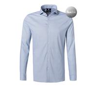 DESOTO Hemd Herren Slim Fit Langarm Jersey blau, 40