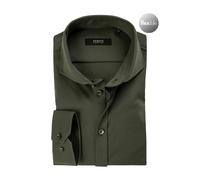 DESOTO Hemd Herren Slim Fit Langarm Jersey grün, 44