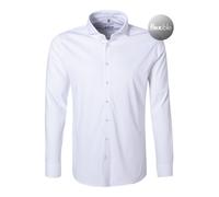 DESOTO Hemd Herren Slim Fit Langarm Jersey weiß, 43