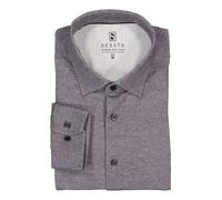 DESOTO Hemd Herren Slim Fit Langarm Kent grau, M