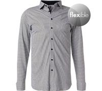 DESOTO Hemd Herren Slim Fit Langarm Kent weiß, 3XL