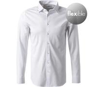 Langarmhemd DESOTO "Jerseyhemd Casual Kent", Herren, Gr. S, N-Gr, weiß (weiß piqué), Jersey, Obermaterial: 100% Baumwolle, unifarben, slim fit normal, Rundhals, Raglanärmel,Ärmel mit Ärmelschlitz 1-Kn