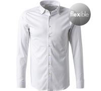 DESOTO Herren Jerseyhemd Kent-Kragen - Bügelfrei, 21028-3-001, weiß, XL