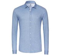DESOTO Hemd Twill Stripe Blau - Größe S Blau S
