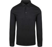 Desoto Langarm - Longsleeve Poloshirt Essential Black - Größe XXL Schwarz XXL