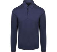 Desoto Langarm - Longsleeve Poloshirt Essential Navy - Größe S Blau S