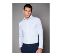 Desoto Luxury Slim Fit Jerseyhemd hellblau, Gestreift