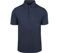 Poloshirt DESOTO "Jerseypolo Essential Kent halbarm", Herren, Gr. L, blau (navy piquè), Piqué, Obermaterial: 100% Baumwolle, unifarben, slim fit normal, Rundhals, eingesetzt abgesteppte Kante, Shirts,