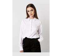 Desoto Regular Fit Bluse weiss, Einfarbig