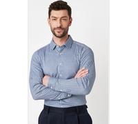 Desoto Slim Fit Jerseyhemd blau, Gestreift