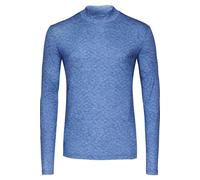Desoto Slim Fit Longsleeve Blue Flannel, Melange