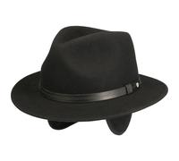 Dest Traveller Filzhut mit Ohrenklappen by Stetson Hüte L (58-59 cm) schwarz