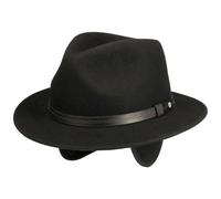 Dest Traveller Wollhut mit Ohrenklappen by Stetson schwarz M (56-57 cm)