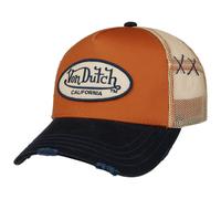 Destroyed Brim Oval Patch Cap by Von Dutch braun-blau One Size