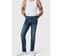 Slim-fit-Jeans PEAK TIME "München", Herren, Gr. 33, Länge 34, blau, Denim/Jeans, 87% Baumwolle, 11% Polyester, 2% Elasthan, Abriebeffekte, Destroyed-Effekte, Basic, slim fit lang, Jeans Slim-fit-Jeans
