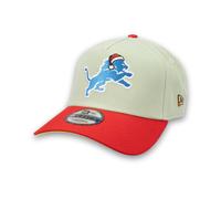 Detroit Lions Christmas Edition New Era 9FORTY A-Frame NFL Cap Grün StadiumDreams Exclusive - ONE SIZE
