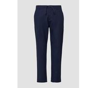 s.Oliver RED LABEL Relaxed Fit Chino mit Tunnelzug in Dunkelblau, Größe 32/32