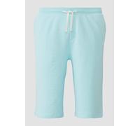 Detroit: Sweat-Bermuda mit Flammgarnstruktur im Relaxed Fit 4XL türkis 2169605.6540.4XL