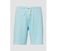 Detroit: Sweat-Bermuda mit Flammgarnstruktur im Relaxed Fit M türkis 2166873.6540.M