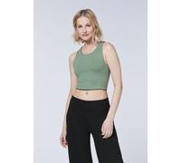 Detto Fatto Cropped Yoga-Top zum Wenden Schwarz (Black/Dark Green) XS (32/34)