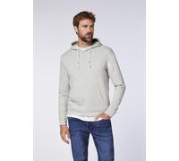 Detto Fatto Hoodie aus Sweat im Basic-Stil Hell Grau (Light Grey) 52