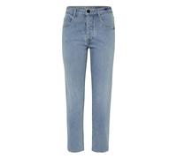 Detto Fatto Gecroppte Comfort-Fit Jeans mit Waschung Hell Blau (Light Blue) 32/32