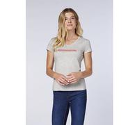 Detto Fatto Jersey-Shirt mit Print-Botschaft Hell Grau (Light Grey) 40