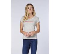 Detto Fatto Jersey-Shirt mit Print-Botschaft Hell Grau (Light Grey) 44