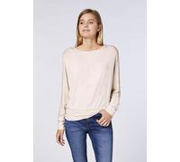 Detto Fatto Loose-Fit Langarmshirt mit dezent gerafften Bündchen Hell Pink (Silver Pink) 44