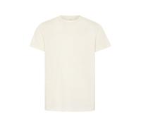 Detto Fatto Unisex-Baumwollshirt mit Print-Botschaft Weiß (Natural) L